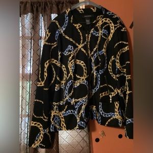 Chain Print Jacket (Ashley Stewart)